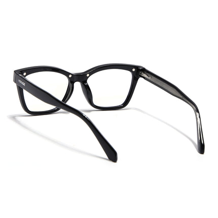 Voyage Black Cateye Eyeglasses for Men & Women (K054FMG7585-C1)