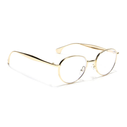 Sphere | Golden Round Eyeglasses | FMG7615