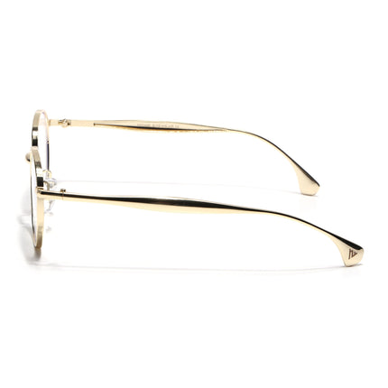 Sphere | Golden Round Eyeglasses | FMG7615