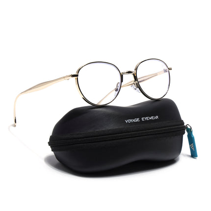 Sphere | Golden Round Eyeglasses | FMG7615