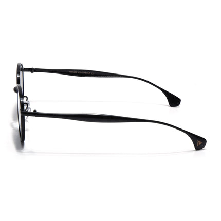 Sphere | Black Round Sunglasses | Black Lens - MG7609