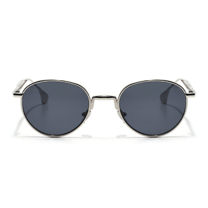 Sphere | Silver Round Sunglasses | Black Lens - MG7610