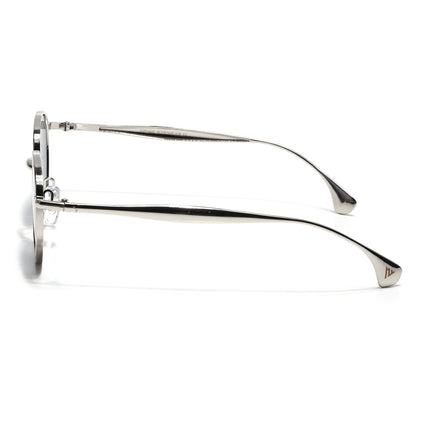 Sphere | Silver Round Sunglasses | Black Lens - MG7610