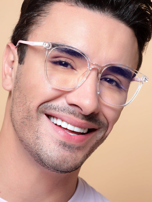 Voyage Transparent Round Eyeglasses for Men & Women - MG4004