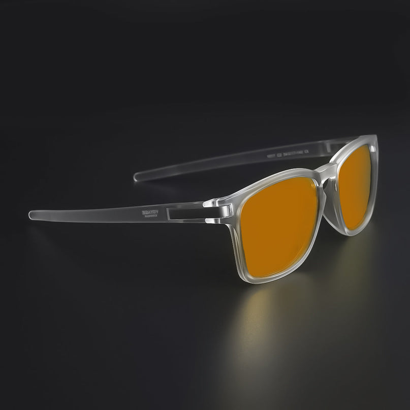 Aegis | Red Wayfarer Polarized Sunglasses - PMG3974