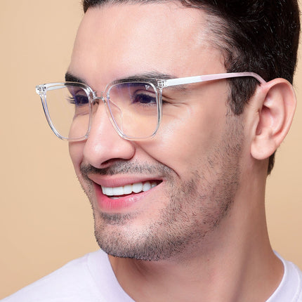 Voyage Transparent Square Eyeglasses for Men & Women - MG3999