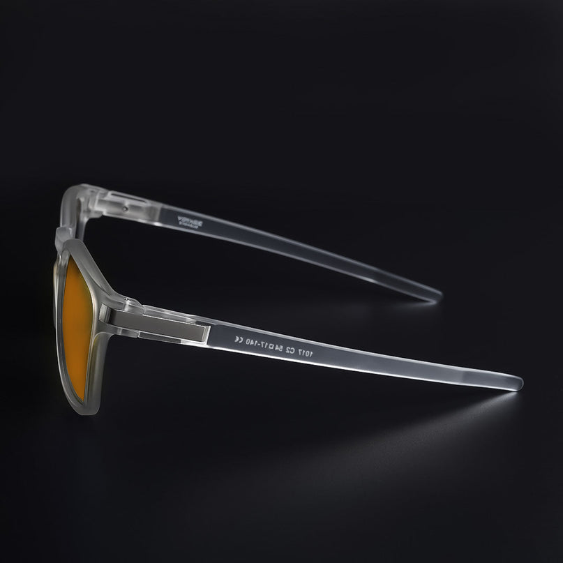 Aegis | Red Wayfarer Polarized Sunglasses - PMG3974