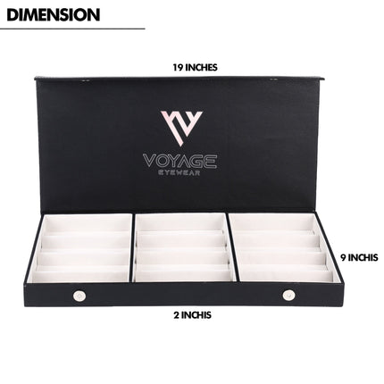 Voyage Storage Box | Black | 12 slots