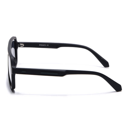 Eyejack Black Wayfarer Polarized Sunglasses for Men & Women (1904PCL2070)