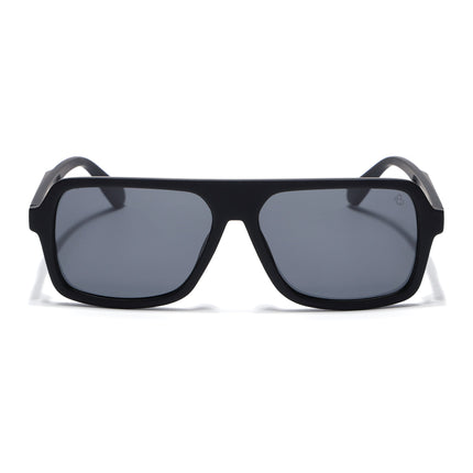 Eyejack Black Wayfarer Polarized Sunglasses for Men & Women (1904PCL2067)