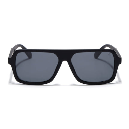 Eyejack Black Wayfarer Polarized Sunglasses for Men & Women (1904PCL2068)