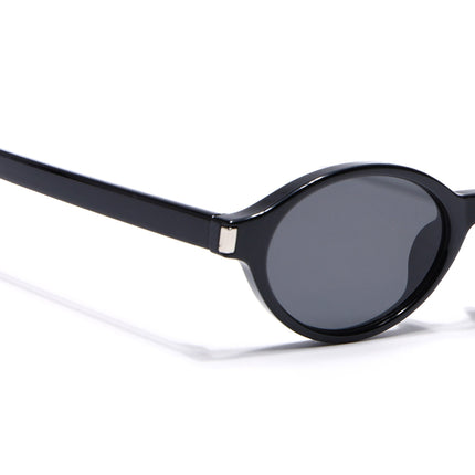Eyejack Black Oval Sunglasses for Women (2537CL2185)