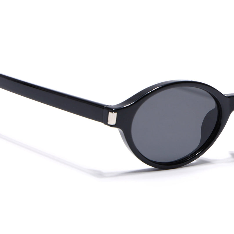 Eyejack Black Oval Sunglasses for Women (2537CL2185)