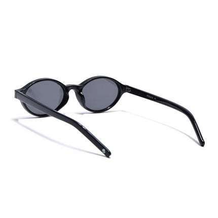 Eyejack Black Oval Sunglasses for Women (2537CL2185)