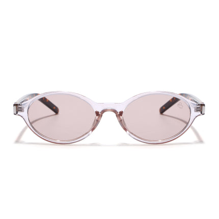 Eyejack Pink Oval Sunglasses for Women (2537CL2187)