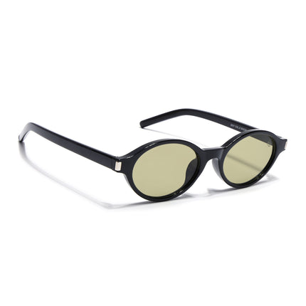 Eyejack Black Oval Sunglasses for Women (2537CL2186)