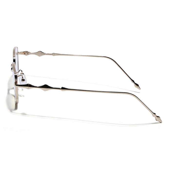 Voyage Golden Rectangle Eyeglasses for Men & Women (2412FMG7825)