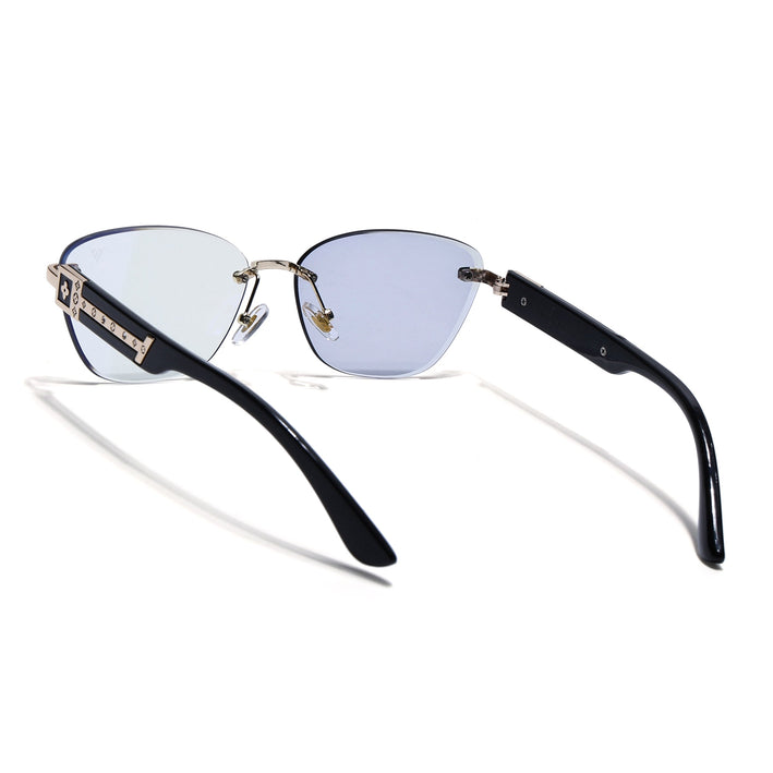 Voyage Golden Rimless Photochromic lens Eyeglasses for Men & Women (98514BFMG7810)