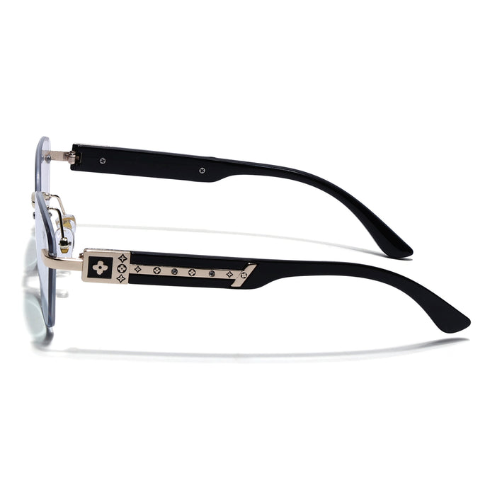 Voyage Golden Rimless Photochromic lens Eyeglasses for Men & Women (98514BFMG7810)