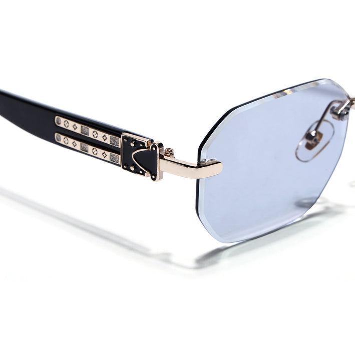 Voyage Golden Rimless Photochromic lens Eyeglasses for Men & Women (98524BFMG7804)