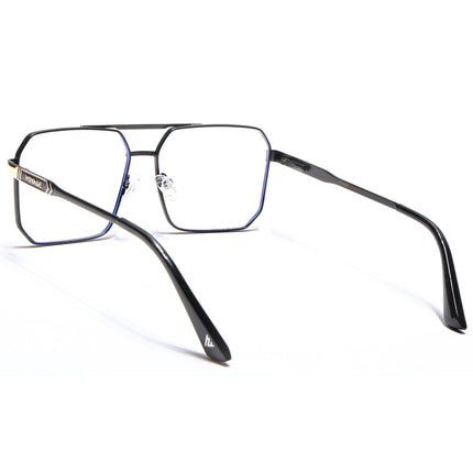 Voyage Exclusive Black & Golden Wayfarer Eyeglasses for Men & Women - MG5317-C1