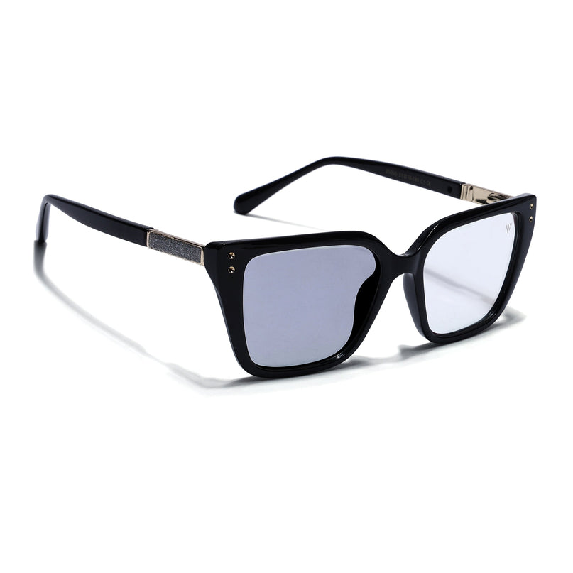 Voyage Black Cateye Photochromic lens Eyeglasses for Women (95005FMG7811)