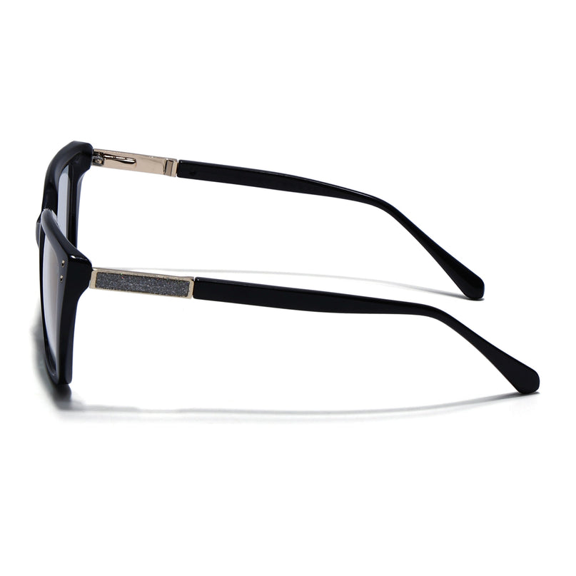 Voyage Black Cateye Photochromic lens Eyeglasses for Women (95005FMG7811)