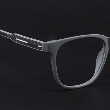 Eyejack Rush Grey Square Eyeglasses for Men & Women (1003FCL1455-C11)