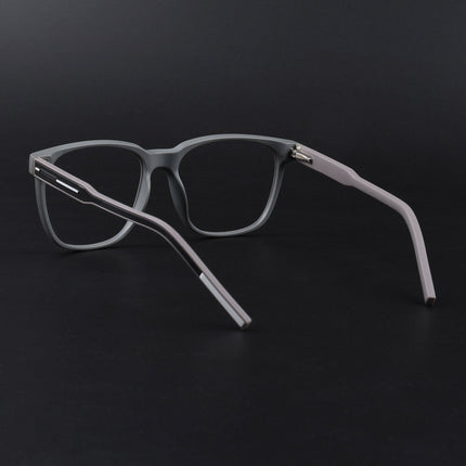 Eyejack Rush Grey Square Eyeglasses for Men & Women (1003FCL1455-C11)