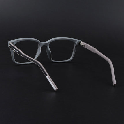 Eyejack Rush Grey Square Eyeglasses for Men & Women (1002FCL1453-C11)