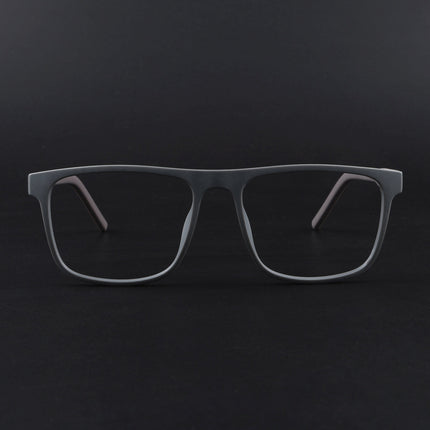 Eyejack Rush Grey Square Eyeglasses for Men & Women (1006FCL1457-C11)