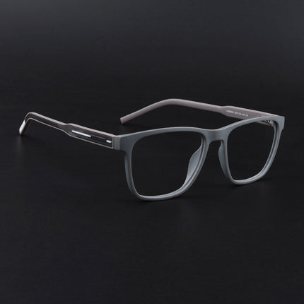 Eyejack Rush Grey Square Eyeglasses for Men & Women (1010FCL1459-C11)