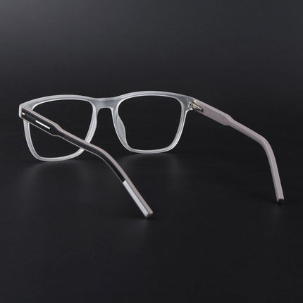 Eyejack Rush Matt Transparent Square Eyeglasses for Men & Women (1010FCL1460-C12)