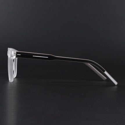 Eyejack Rush Matt Transparent Square Eyeglasses for Men & Women (1010FCL1460-C12)