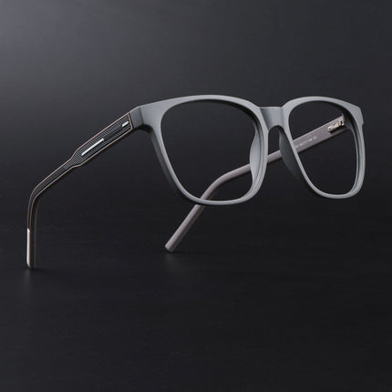 Eyejack Rush Grey Square Eyeglasses for Men & Women (1003FCL1455-C11)