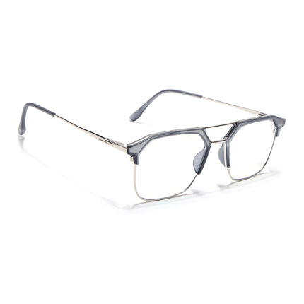 Eyejack Turbo Light Grey Wayfarer Eyeglasses for Men & Women (95001FCL1446-C3)
