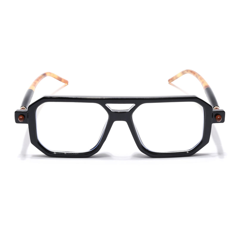 Voyage Black Wayfarer Eyeglasses - MGA2