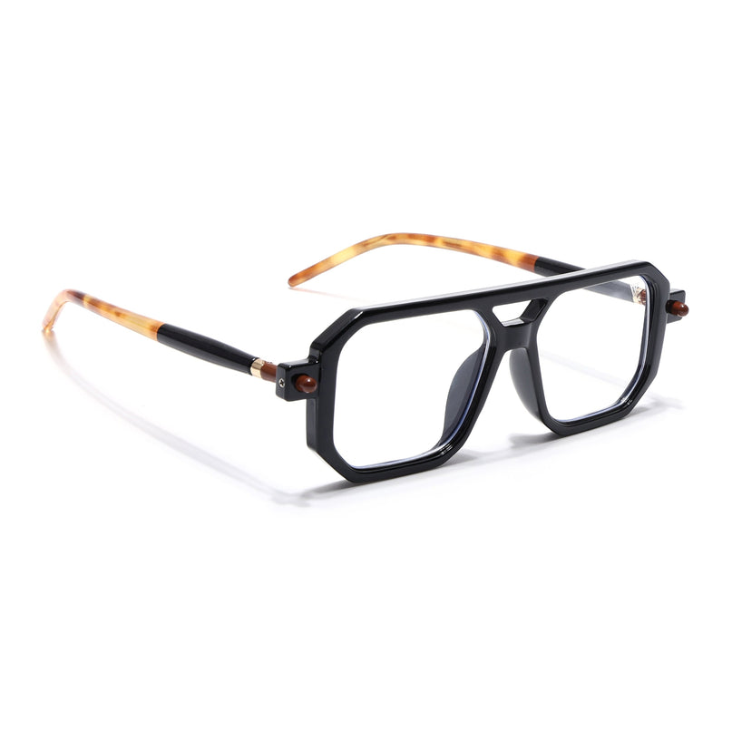 Voyage Black Wayfarer Eyeglasses - MGA2