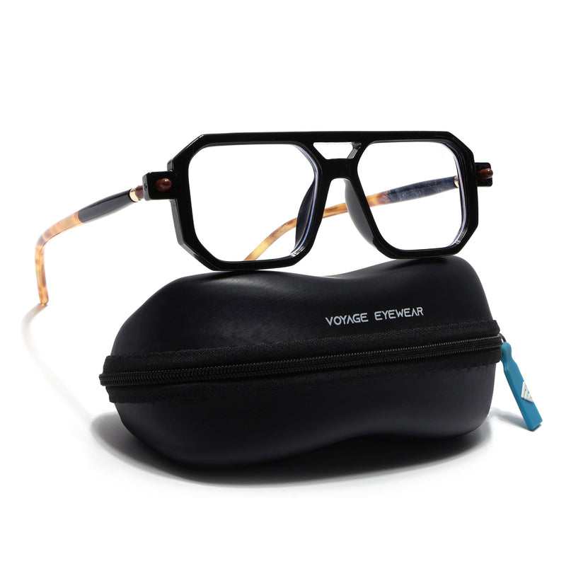 Voyage Black Wayfarer Eyeglasses - MGA2