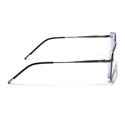 Eyejack Sky Blue & Grey Wayfarer Eyeglasses for Men & Women (2507FCL1600-C4)