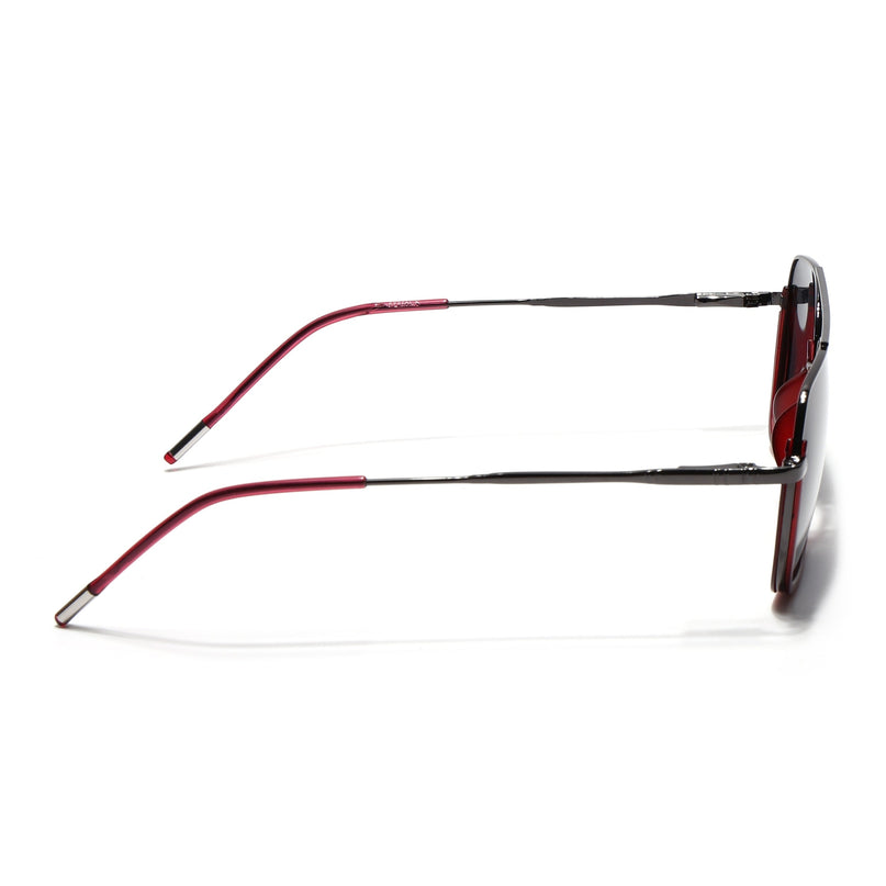 Eyejack Red & Grey Wayfarer Polarized Sunglasses for Men & Women (2508PCL1531)
