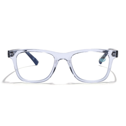 Mikael Anzel | Transparent Wayfarer | Blue Light Protection Reading Eyeglasses