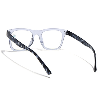Mikael Anzel | Transparent Wayfarer | Blue Light Protection Reading Eyeglasses