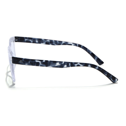 Mikael Anzel | Transparent Wayfarer | Blue Light Protection Reading Eyeglasses