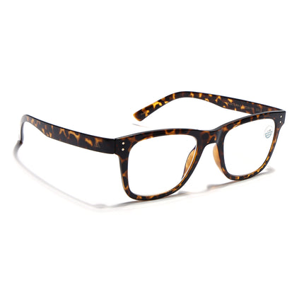 Mikael Anzel | Demi Brown Wayfarer | Blue Light Protection Reading Eyeglasses