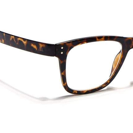Mikael Anzel | Demi Brown Wayfarer | Blue Light Protection Reading Eyeglasses