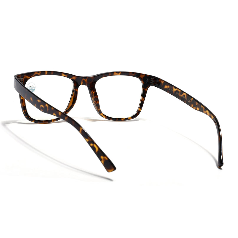 Mikael Anzel | Demi Brown Wayfarer | Blue Light Protection Reading Eyeglasses
