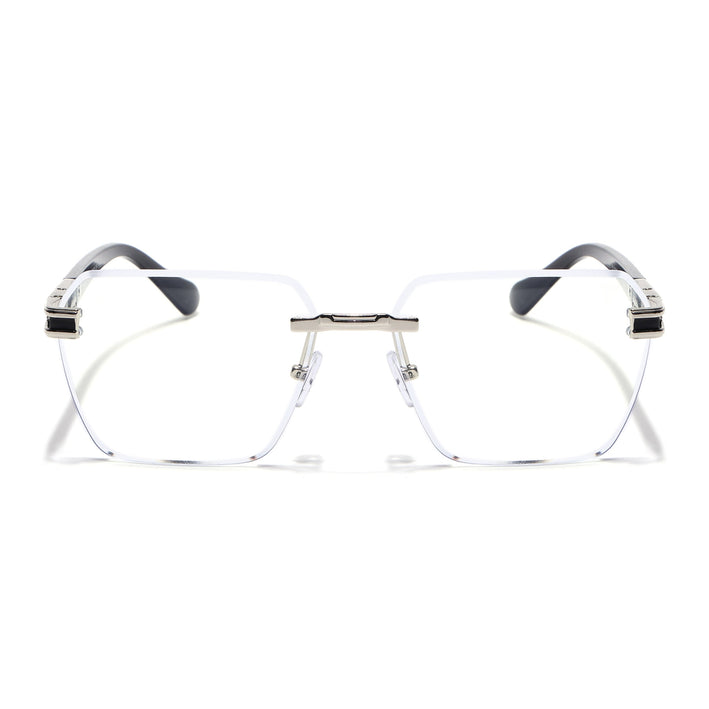 Voyage Rimless Square Eyeglasses for Men & Women - MG5160-C1