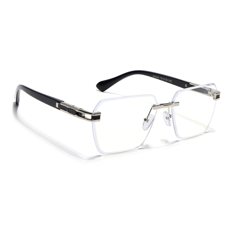 Voyage Rimless Square Eyeglasses for Men & Women - MG5160-C1