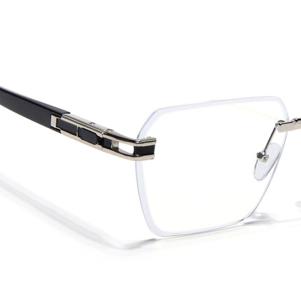 Voyage Rimless Square Eyeglasses for Men & Women - MG5160-C1